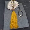Venetian Trade Beads Tassel Necklace