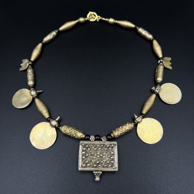 Yemen goldwash Pendants necklace