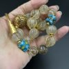 ROck Crystal Trade Beads necklace