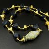 Lapis Roman Glass Linked Necklace