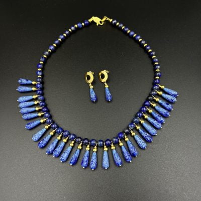 Lapis blue Collar Necklace